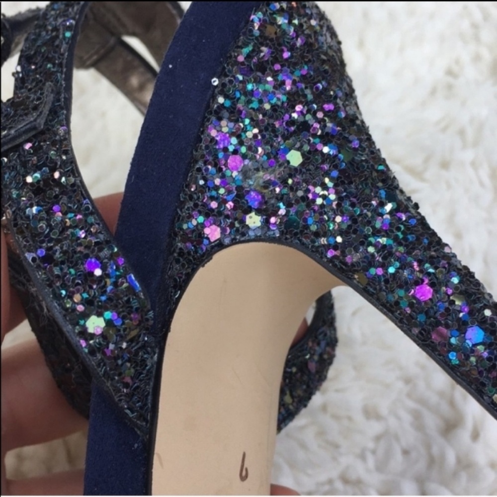 Sam Edelman Nadine glitter heels sz 7 - Picture 5 of 8